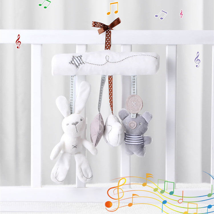 Plush Musical Stroller Toy