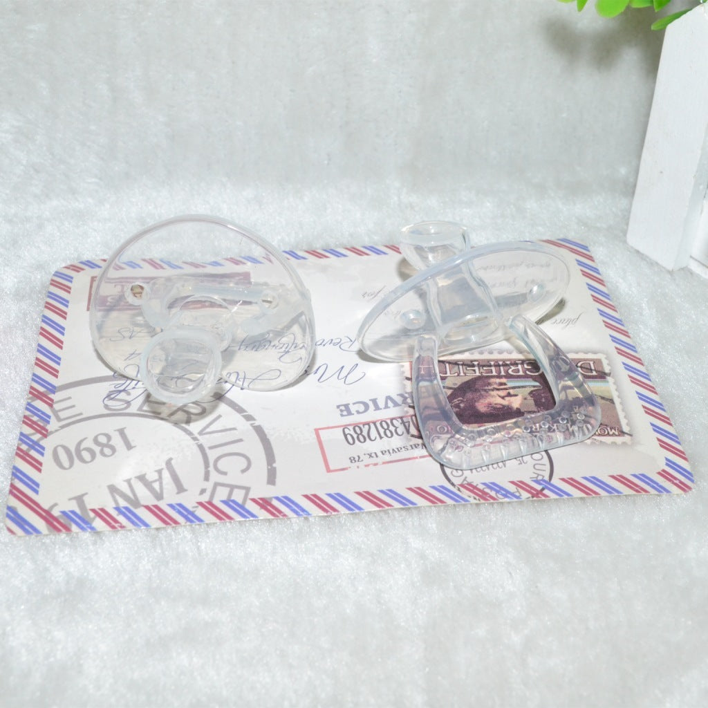 Silicone Soothing Transparent Pacifier