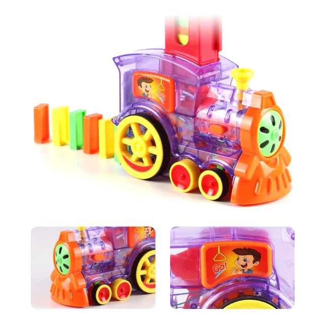 Automatic Domino Laying Train Toy