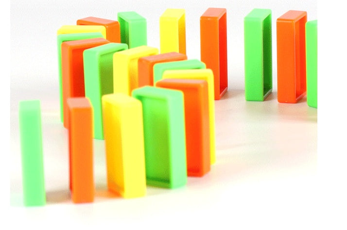 Automatic Domino Laying Train Toy