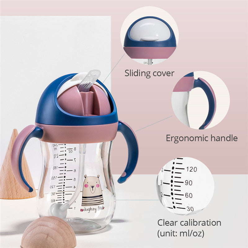 Gravity Ball Straw Cup for Babies