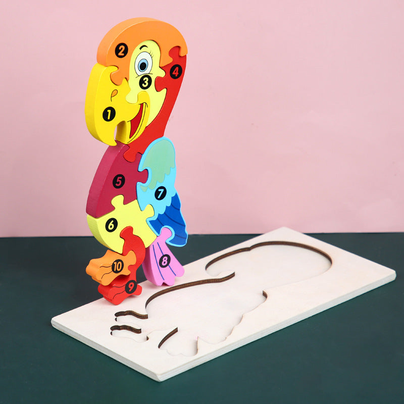 Children's Cartoon Animal Puzzle