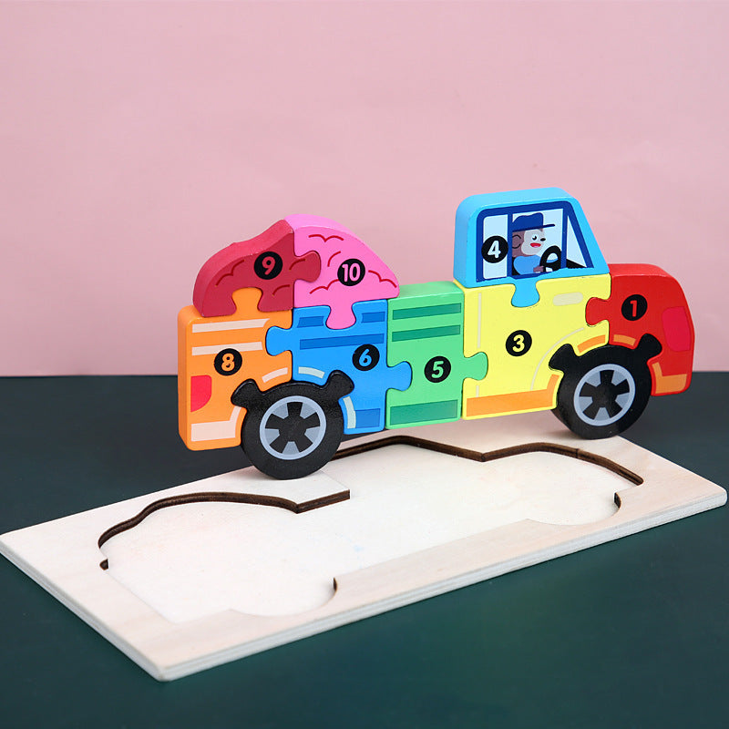 Children's Cartoon Animal Puzzle