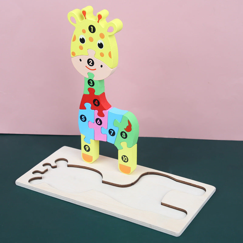 Children's Cartoon Animal Puzzle