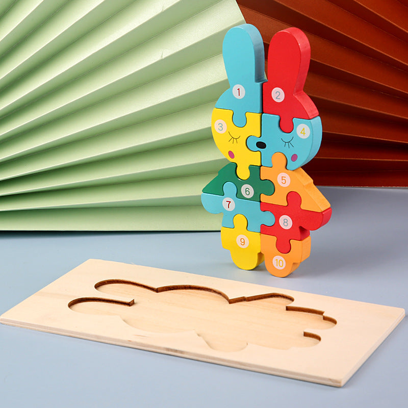 Children's Cartoon Animal Puzzle