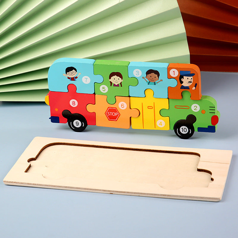 Children's Cartoon Animal Puzzle