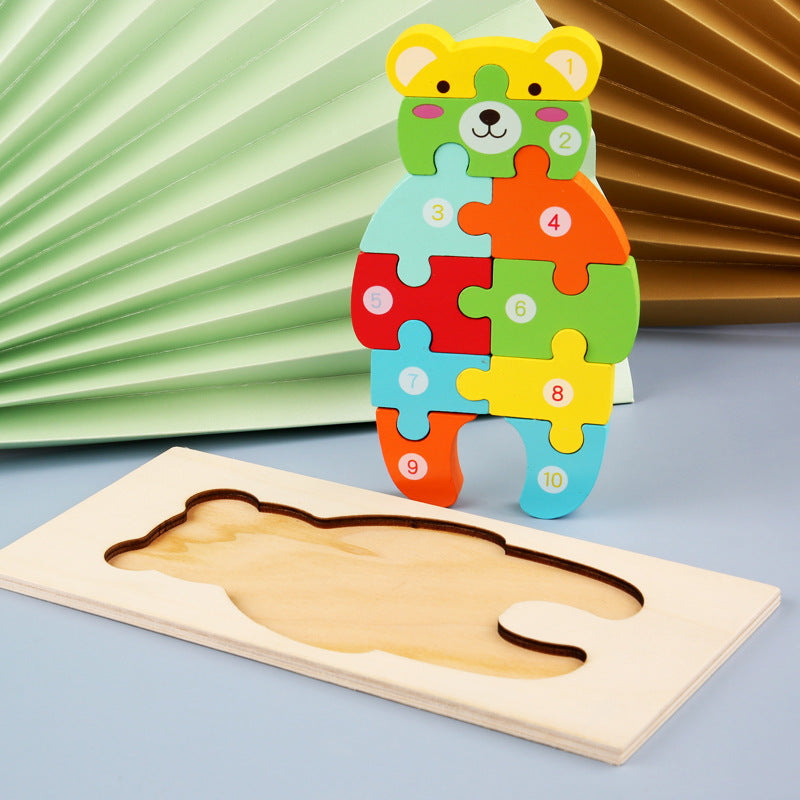 Children's Cartoon Animal Puzzle