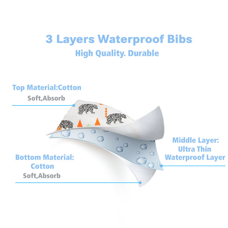 Baby Natural Cotton Bibs