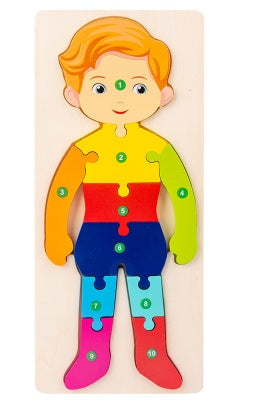 Children's Cartoon Animal Puzzle