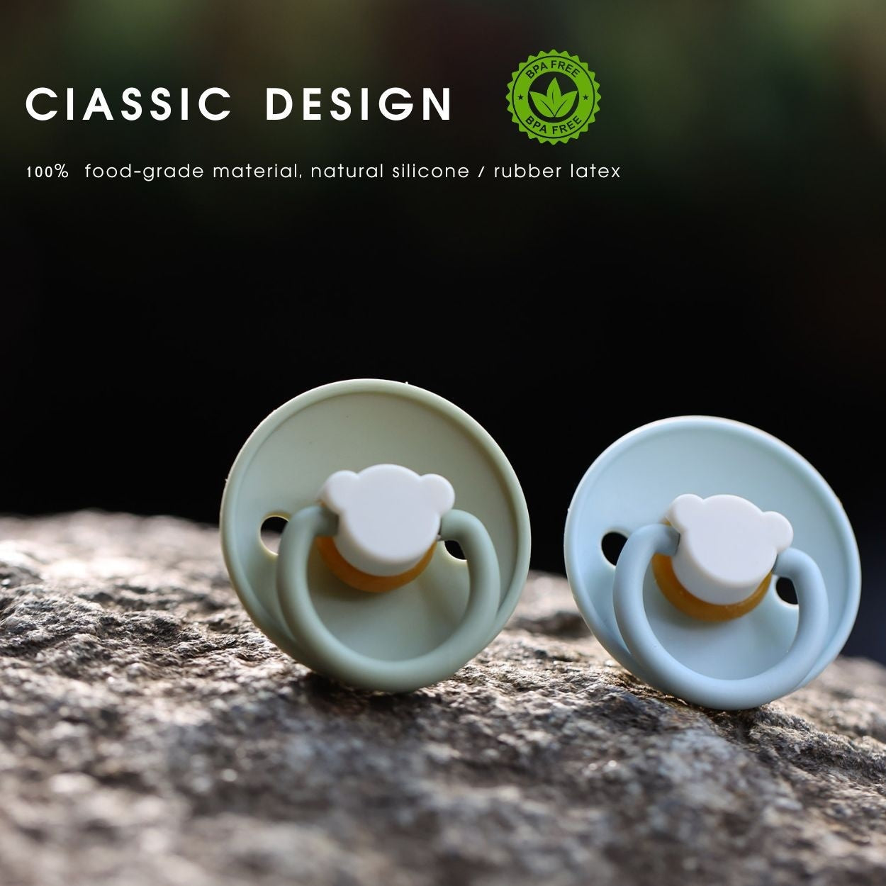Baby Pacifier Super Soft Silicone Nippler
