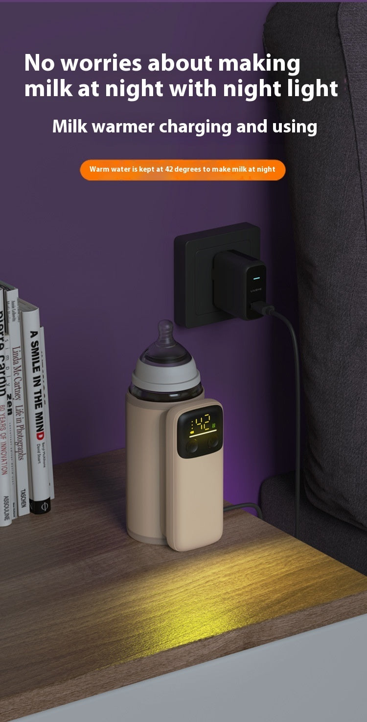 Wireless Portable Milk Warmer - Fast Charging