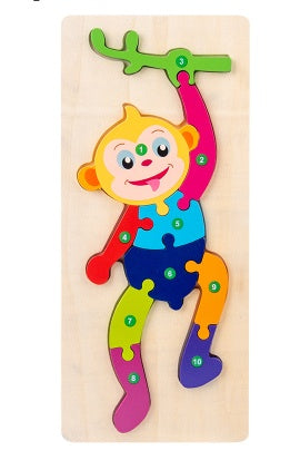 Children's Cartoon Animal Puzzle