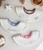3-Pack Pure Cotton Baby Bibs