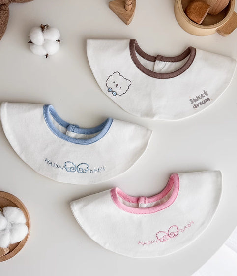 3-Pack Pure Cotton Baby Bibs