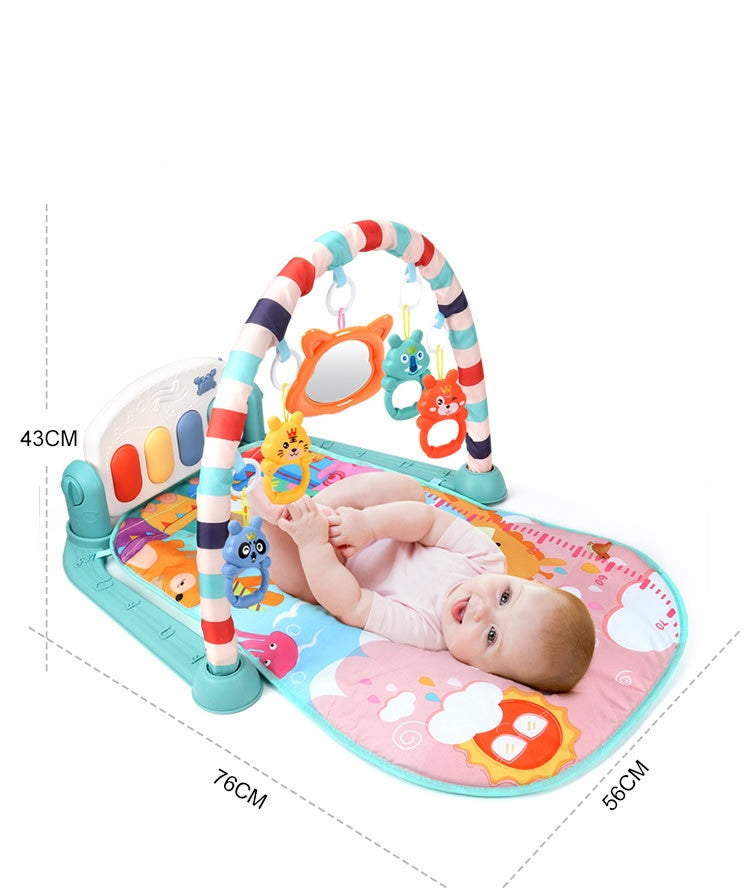 Baby Activity Gym with Pedal Piano, Lights & Music