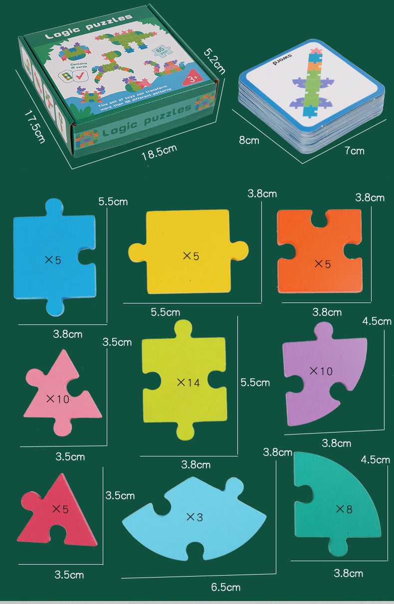 3D Wooden Animal Puzzle