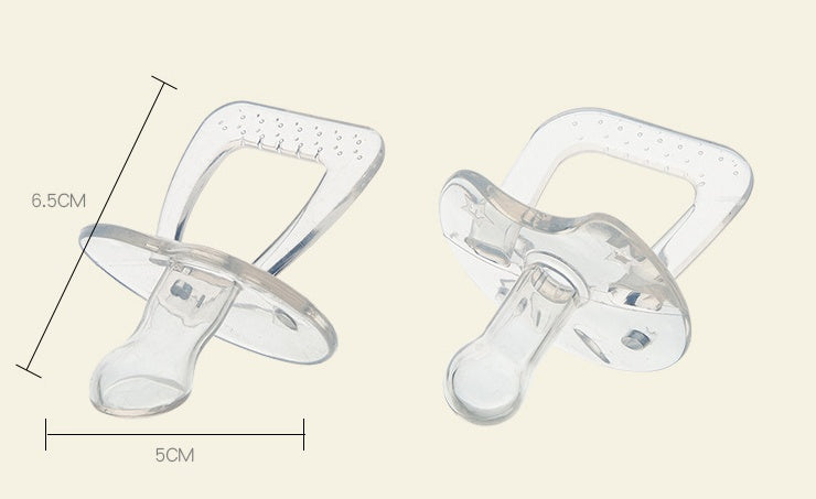 Silicone Soothing Transparent Pacifier