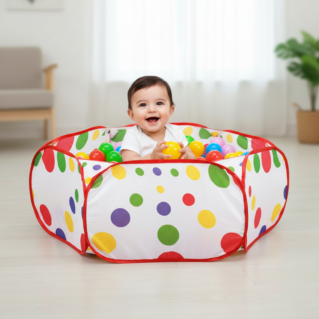 Colorful Polka Dot Ball Pit