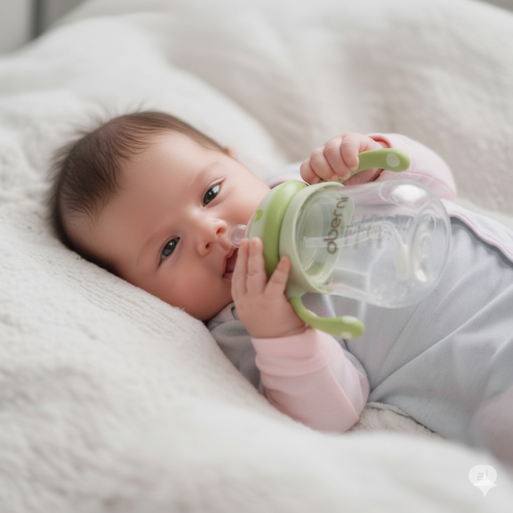 Anti-Fall Caliber & Anti-Colic Baby Bottle