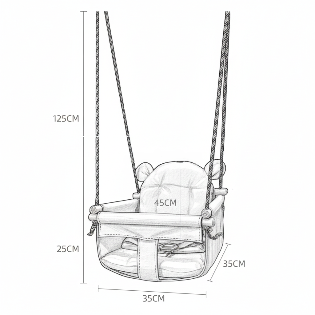 Portable Natural Baby Swing
