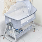 Multifunctional Baby Crib: Foldable and Adjustable