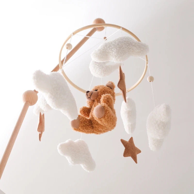 Wooden Soothing Hanging Bed Bell