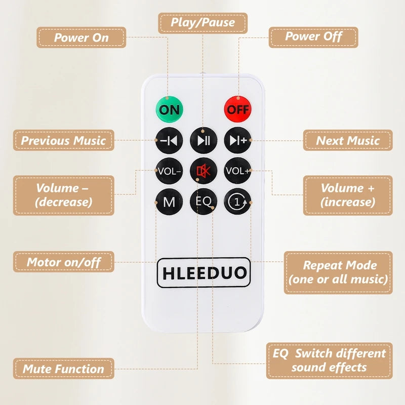 Baby Bed Musical Remote Hanger