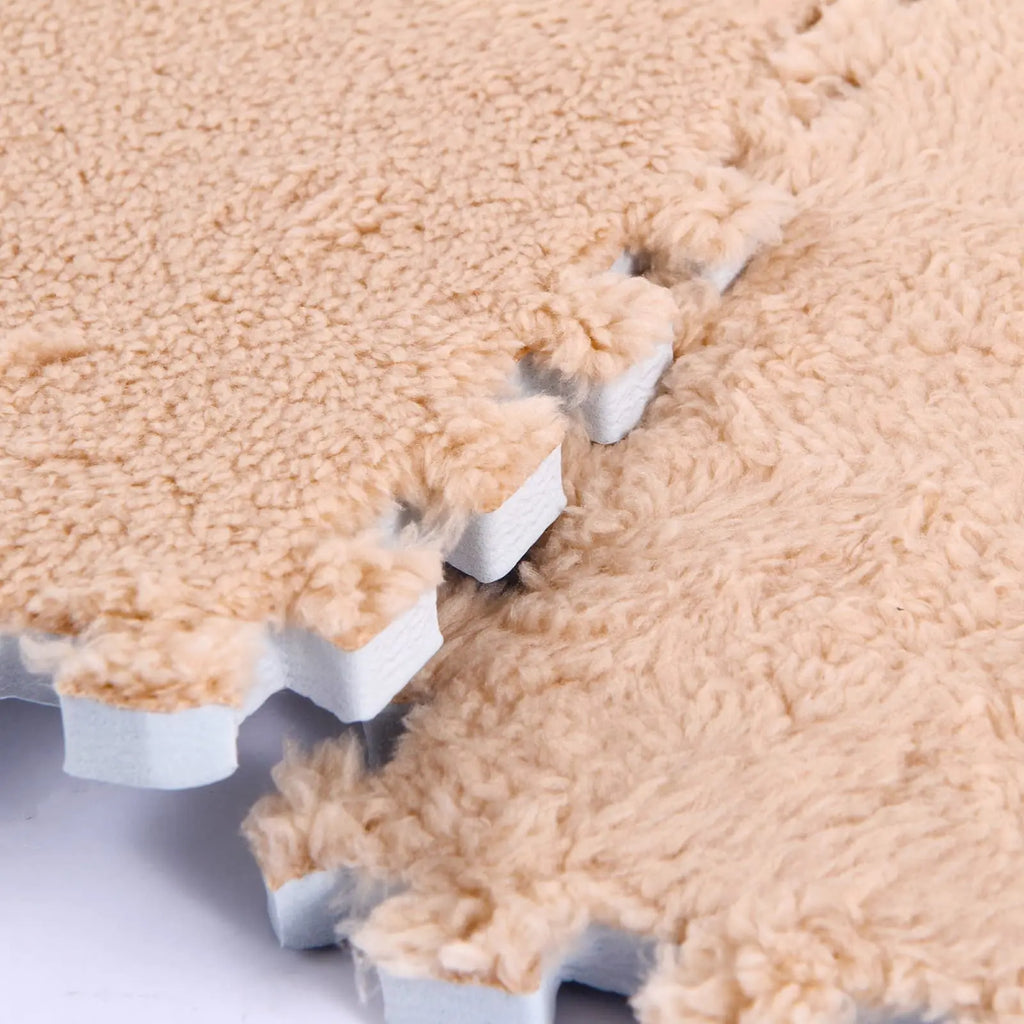 Soft Plush Crawling Interlocking Foam Playmat