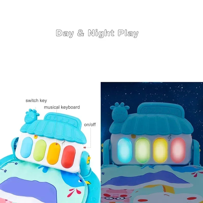 Musical Piano Baby Gym and Play Mat