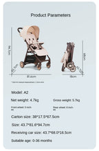 Ultra-lightweight Baby Stroller Simple Folding Shock-absorbing Wheels