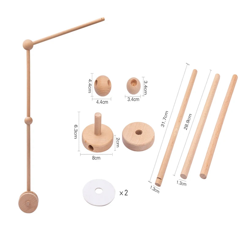 Wooden Soothing Hanging Bed Bell