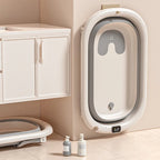Digital Temperature-Sensing Folding Baby Bathtub