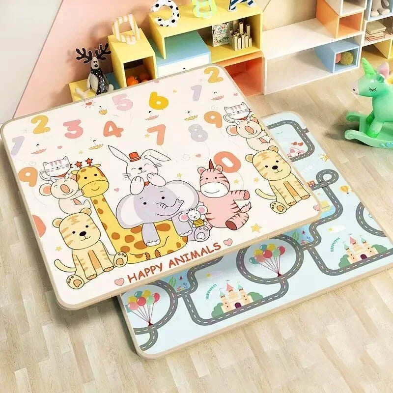 Reversible and Padded Baby Play Mat