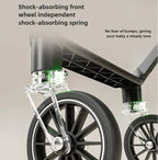Lightweight & Foldable Baby Stroller - Reclining and Shock-Absorbing