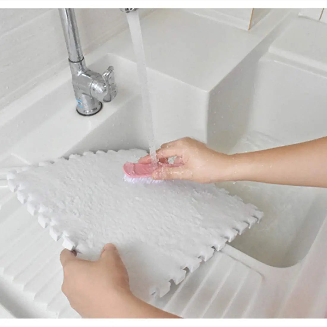 Soft Plush Crawling Interlocking Foam Playmat