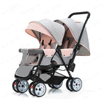 Twin strollers foldable carriage