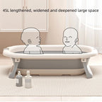 Digital Temperature-Sensing Folding Baby Bathtub