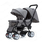 Twin strollers foldable carriage