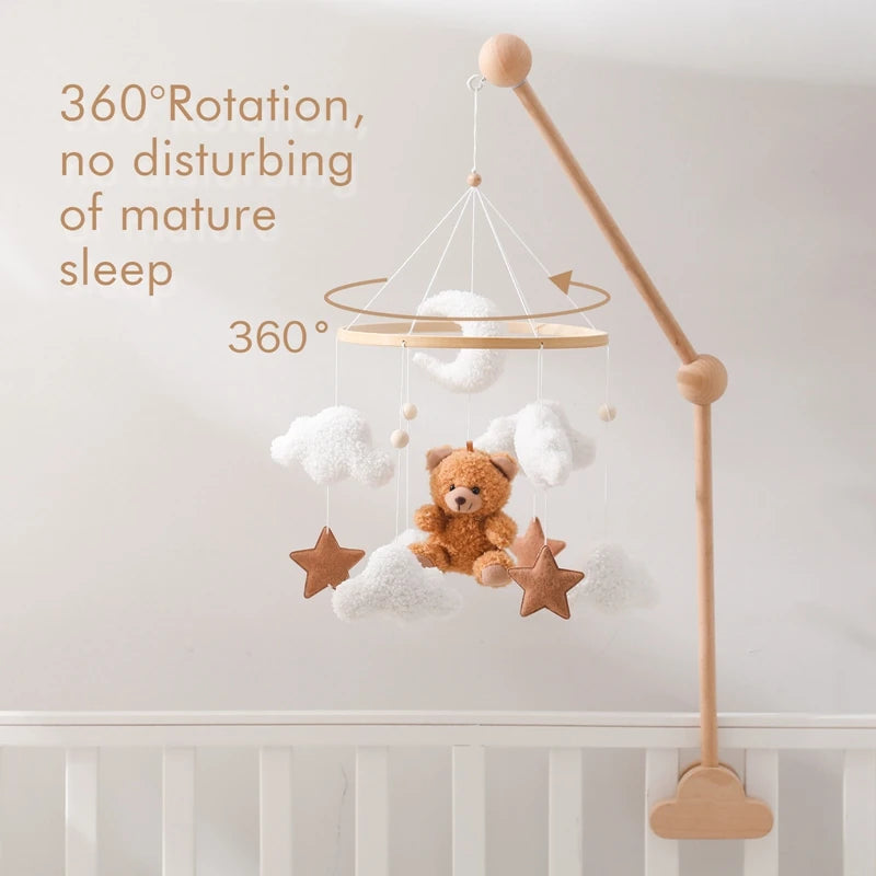 Wooden Soothing Hanging Bed Bell