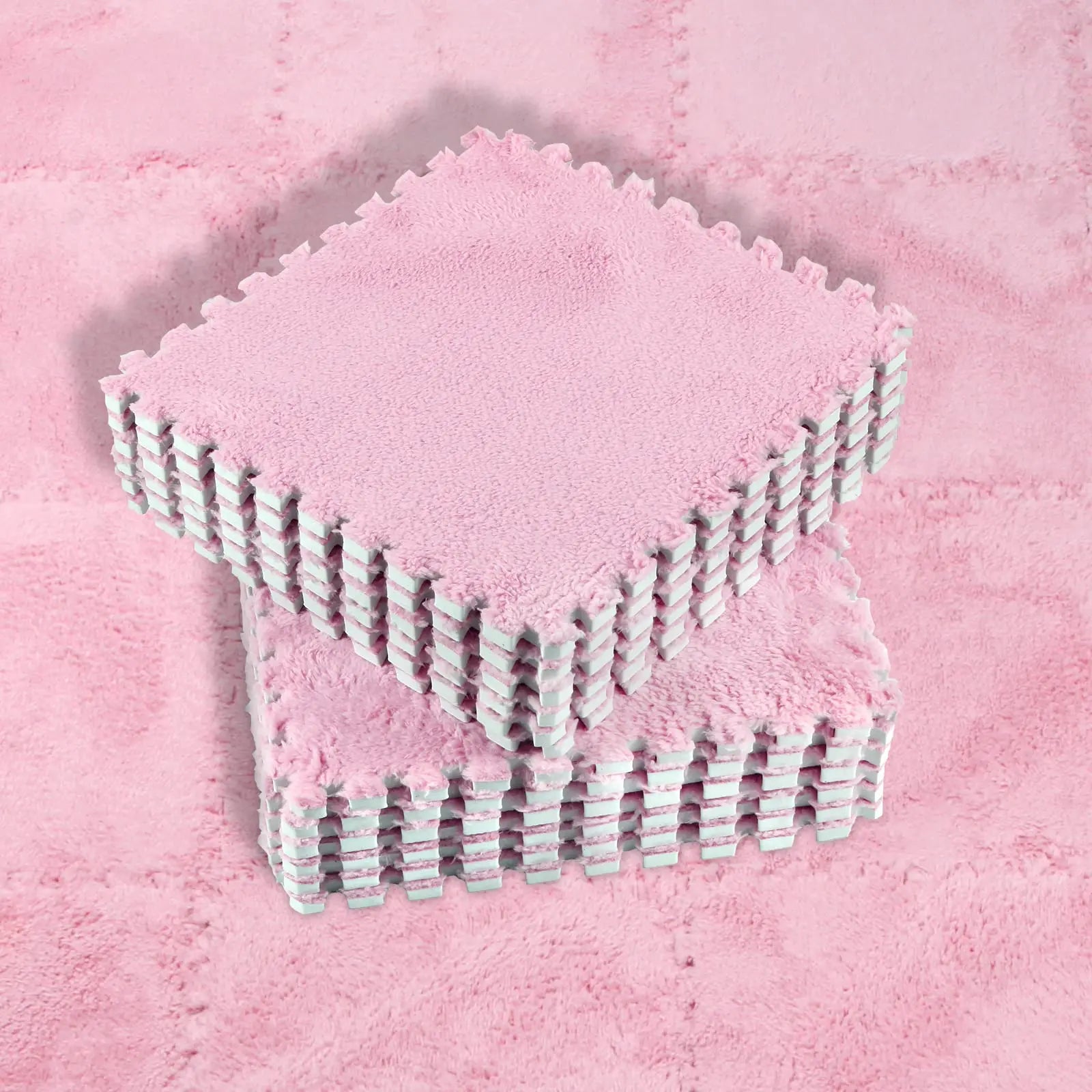 Soft Plush Crawling Interlocking Foam Playmat