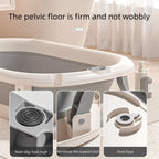 Digital Temperature-Sensing Folding Baby Bathtub