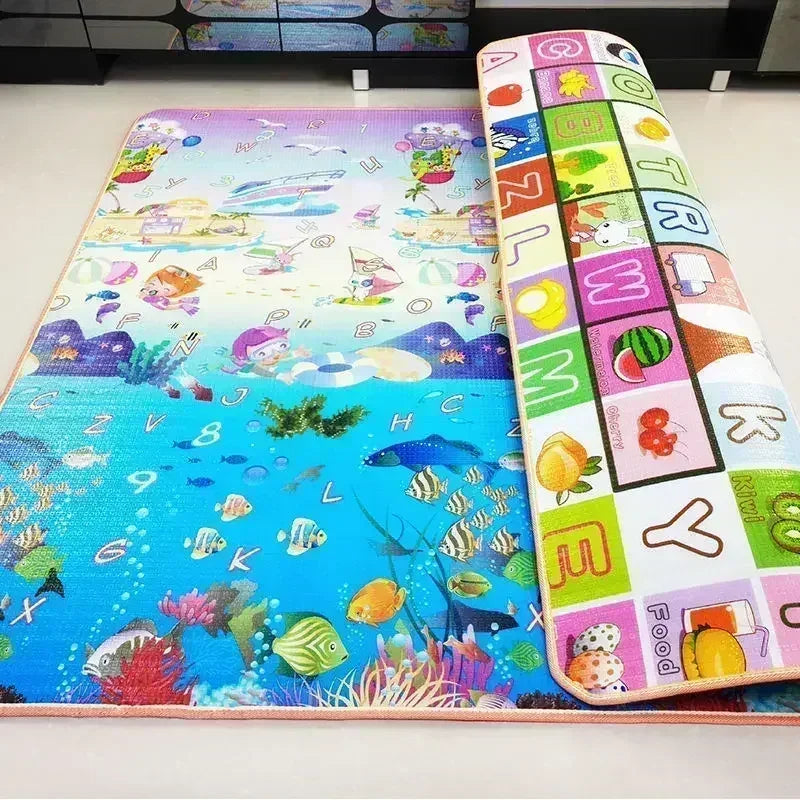Reversible and Padded Baby Play Mat