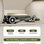 Lightweight & Foldable Baby Stroller - Reclining and Shock-Absorbing