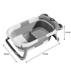 Folding Baby Bathtub with Temperature Sensor