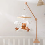 Wooden Soothing Hanging Bed Bell