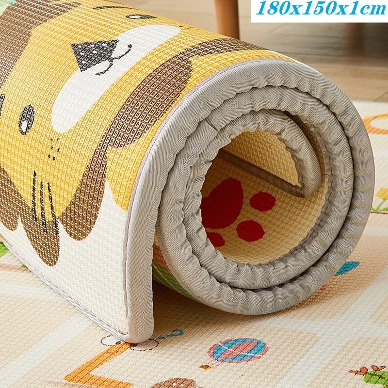 Reversible and Padded Baby Play Mat