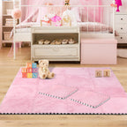 Soft Plush Crawling Interlocking Foam Playmat