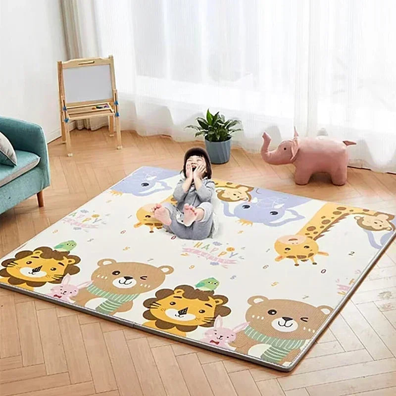 Reversible and Padded Baby Play Mat