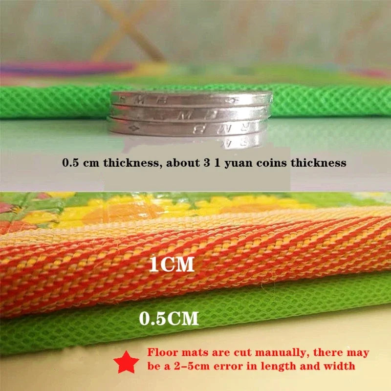 Reversible and Padded Baby Play Mat