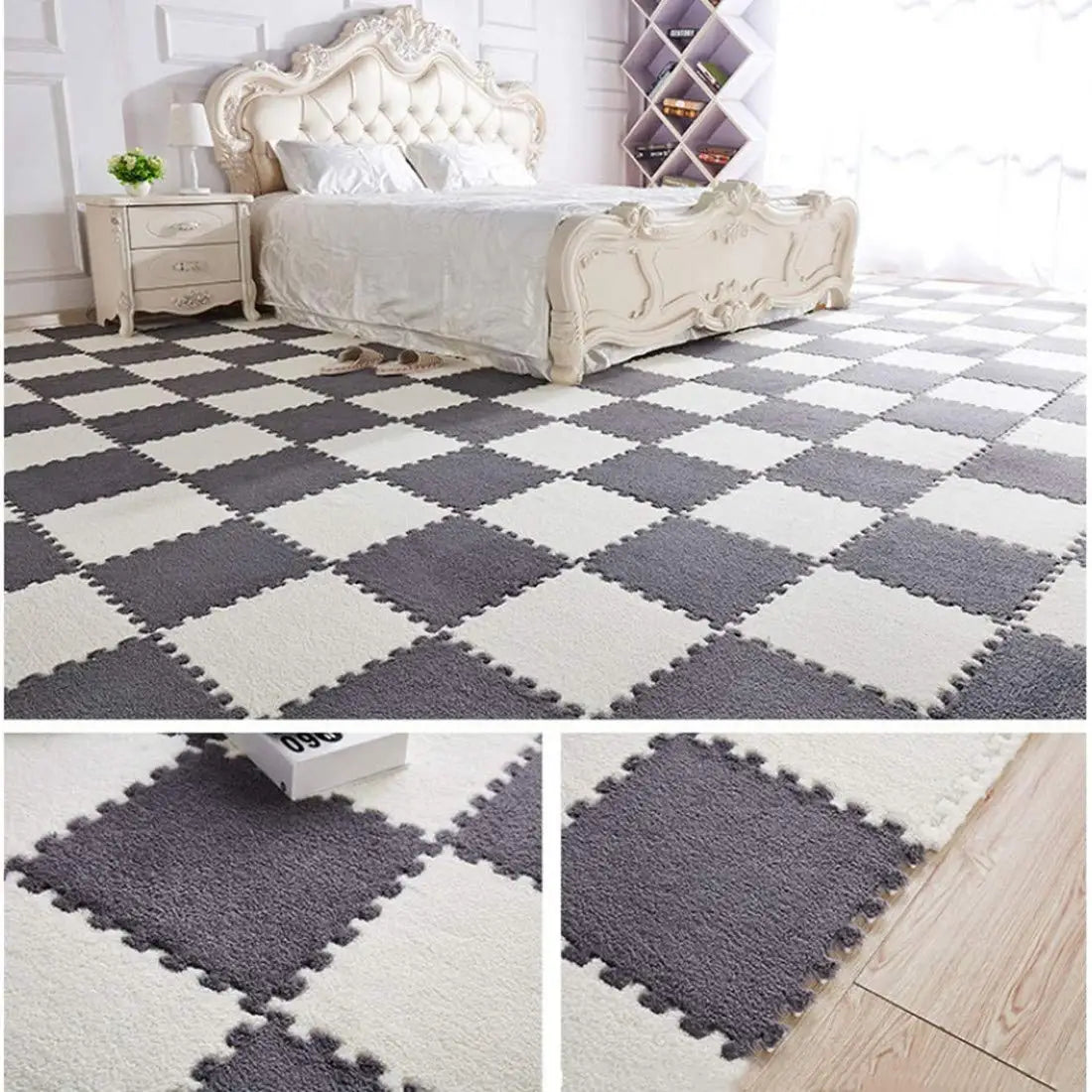 Soft Plush Crawling Interlocking Foam Playmat